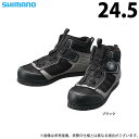(c)【取り寄せ商品】 シマノ FS-041Q (24.5/ブラック) カットラバーピンフェルトフィットシューズ LT (靴・シューズ) (22_S)(4)