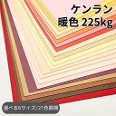 ケンラン/暖色 225kg(≒0.27mm) 25枚|全44色より1色選択 厚紙カラーペーパー 工作 名刺 カード 紙飛行機 ペーパークラフト 夏休み アクセサリー 台紙 タグ 箱 建築模型 ジオラマ 紙模型 鉄道模型