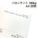 バロンケント 180kg A4 20枚|画用紙 ケント紙 クリーム系のやさしい白 生成り BARONKENT