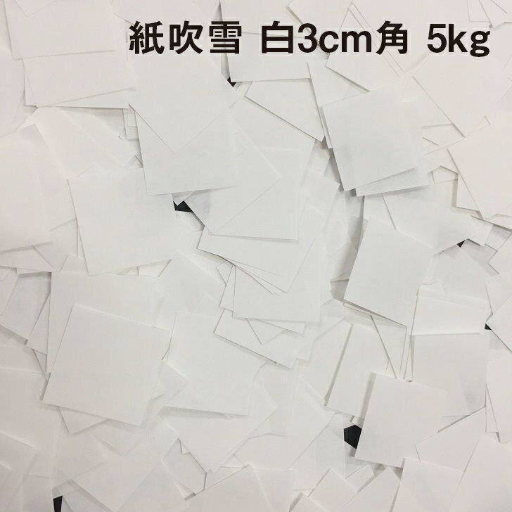 紙吹雪 白 3cm角 5kg | 大会 パーティ