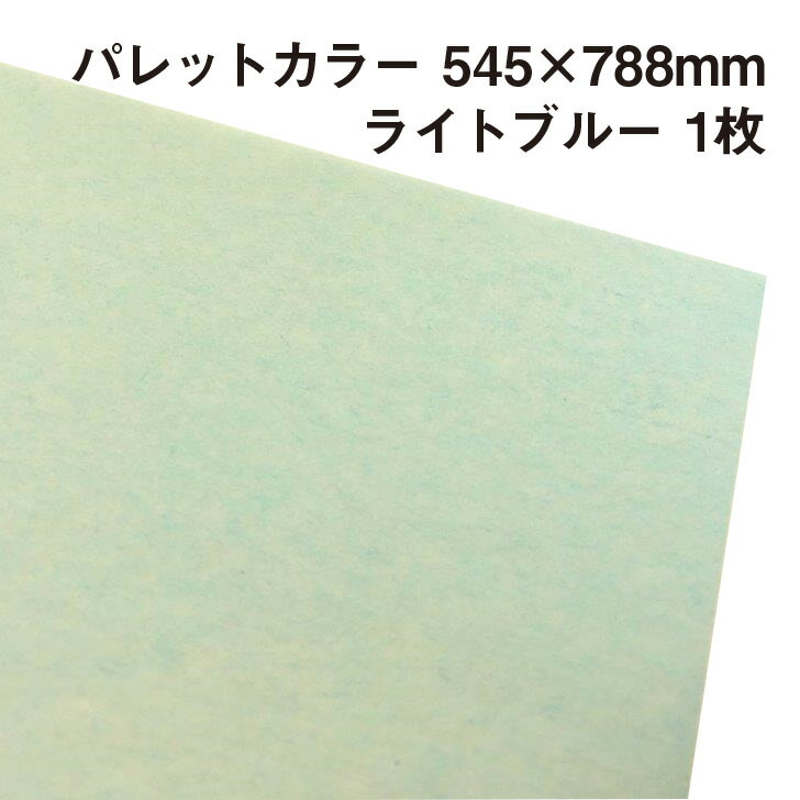 ラッピング用包装紙 パレットカラー ライトブルー(A19) 1枚 545×788mm |ふわふわ エアリー 極薄 母の日 父の日