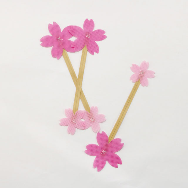 ハンドメイドワイヤータイ桜 3本【在庫限り】