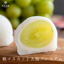 丸三老舗 極(きわみ)マスカット大福 プレミアム 6個入[ お中元 御中元 暑中御見舞 夏ギフト シャインマスカット 大福 フルーツ スイーツ 和菓子 高級 お...