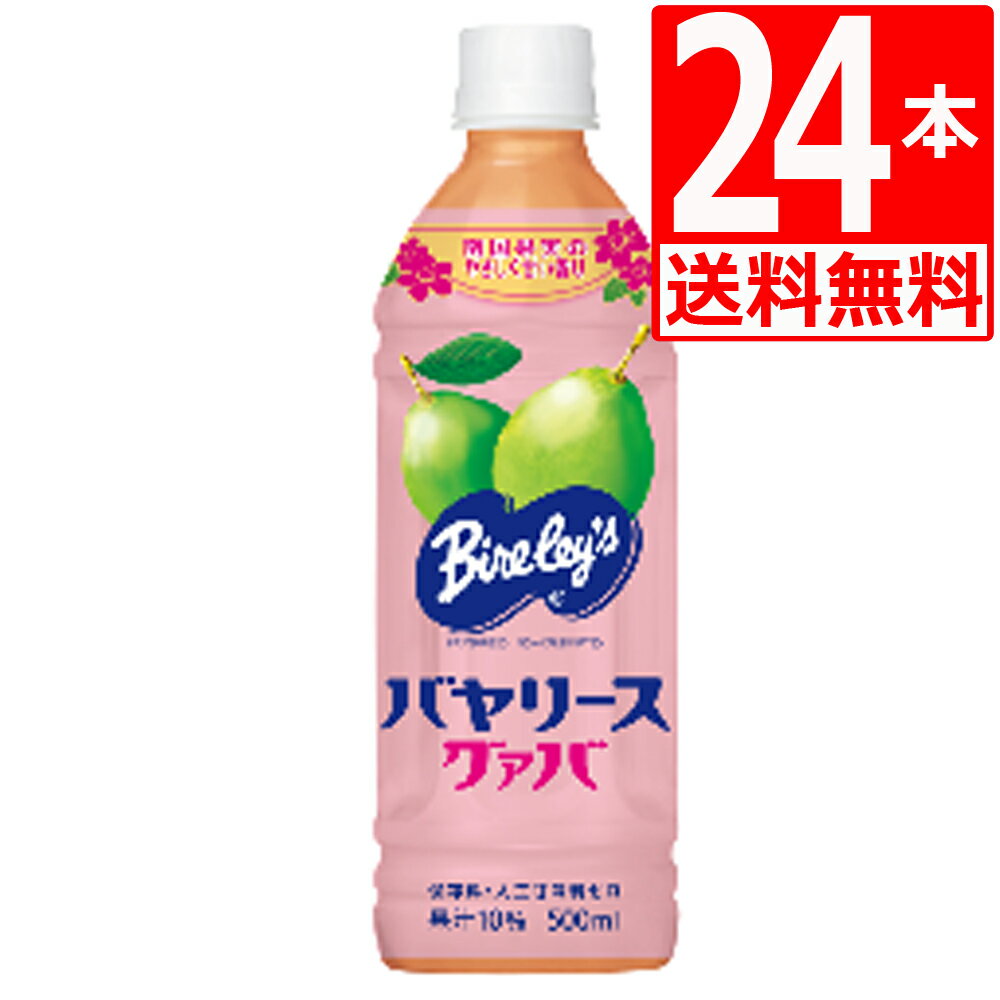 沖縄バヤリース グワバ ジュース 500ml×24本 [送料無料] [1ケース] [沖縄限定] ペットボトルのサムネイル