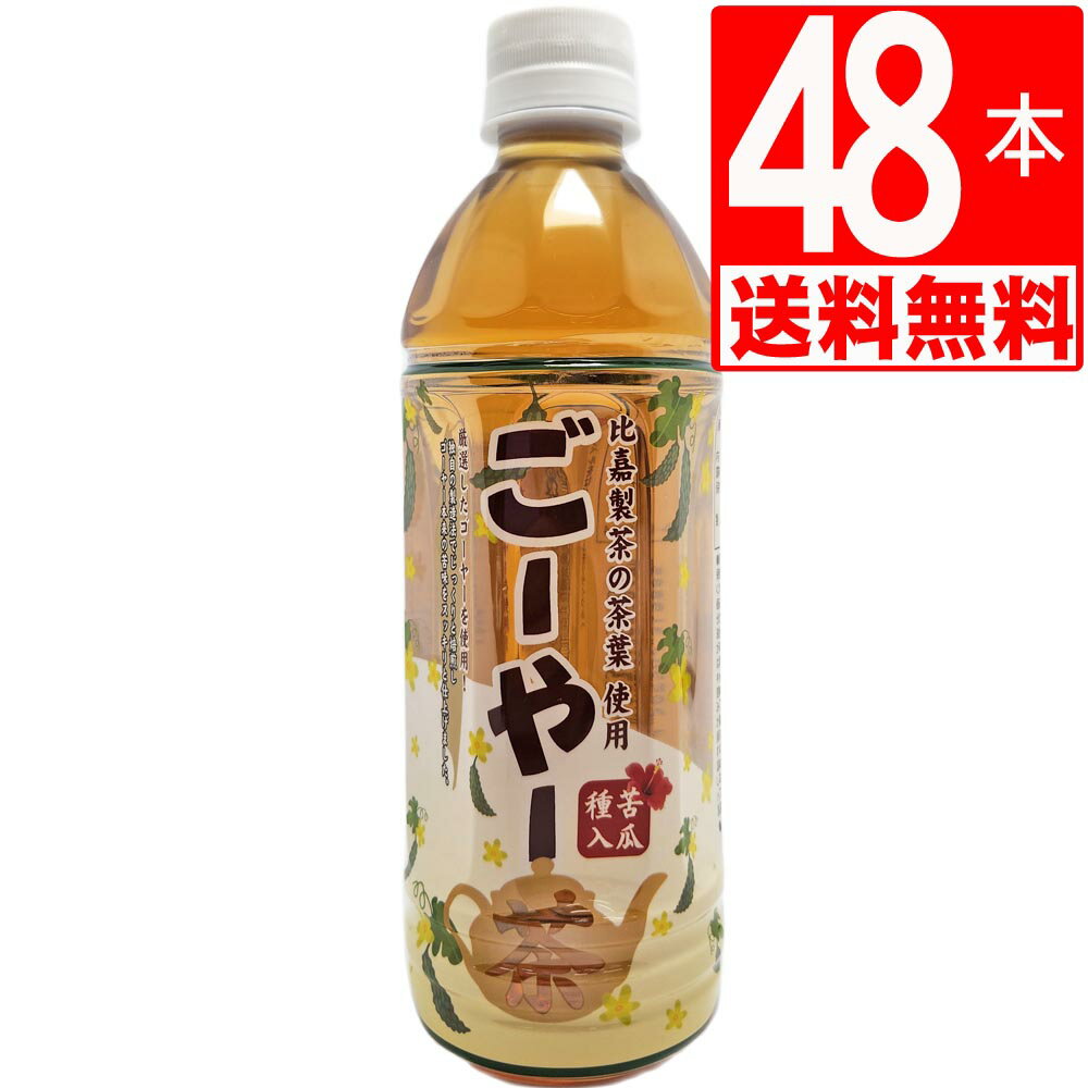 ごーやー茶 琉球アジアン ゴーヤー茶 500ml×48本 2ケース 【送料無料】 おなじみの琉球アジアンさんぴん茶と同じメーカーのゴーヤ茶 ペットボトル 沖縄限定品