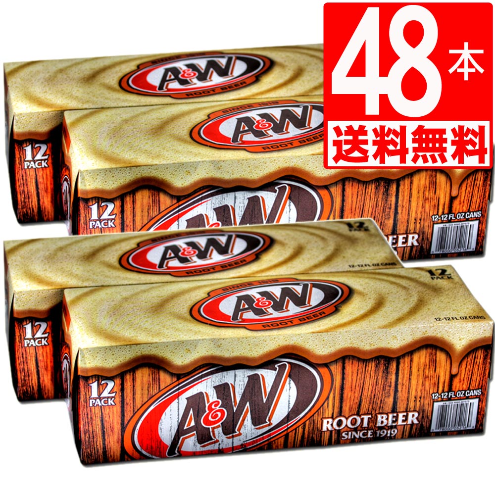 A&W ルートビア 48缶セット 【送料無