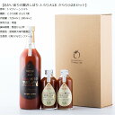 トマトジュースセット あかい実りの贅沢しぼり とろり720ml1本 さらり180ml2本 3本セット 高糖度トマトジュース 有限会社マルセンファーム トマクィーントマト 上質デザイン ギフト向け 手土産 御中元 御歳暮 接待の手土産 宮城県産 食品添加物不使用 100％トマトジュース