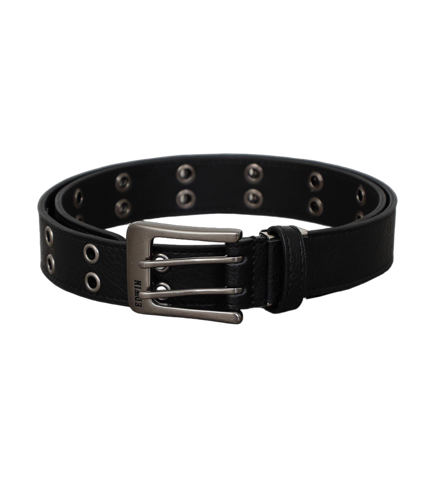 Rakuten - EDWIN QFUN10-0244　35mm合皮ダブルピンベルト BLACK