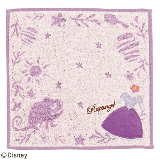 Disney ディズニー ミニタオル 塔の上のラプンツェル パープルドレス Disney ディズニー ミニタオル 塔の上のラプンツェル パープルドレス