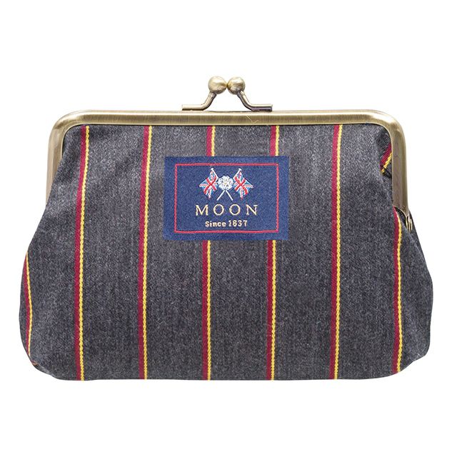 丸眞 MOON ムーン 英国製 ポーチ がま口 ワールドコレクション ウール かわいいのサムネイル