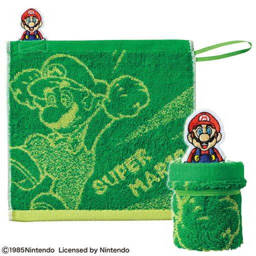 任天堂 マリオ 土管マリオ ミニタオル 任天堂 マリオ 土管マリオ ミニタオル