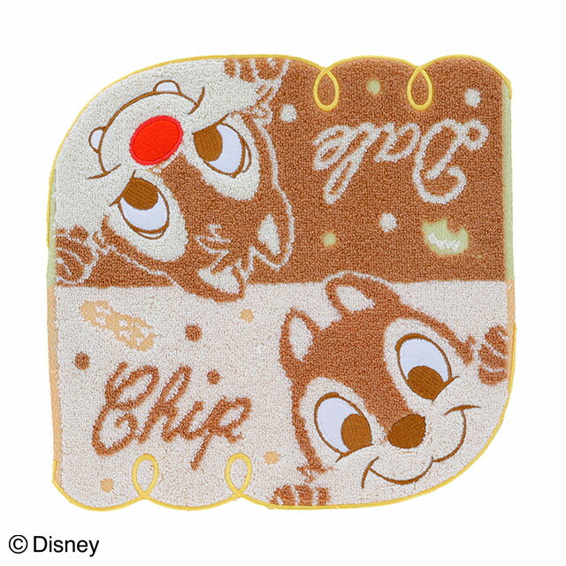 ディズニー チップ&デール ひょっこりナッツ ミニタオル