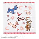 おさるのジョージ なかよしジョージ ハンドタオル キャリータオル 約30×30cm