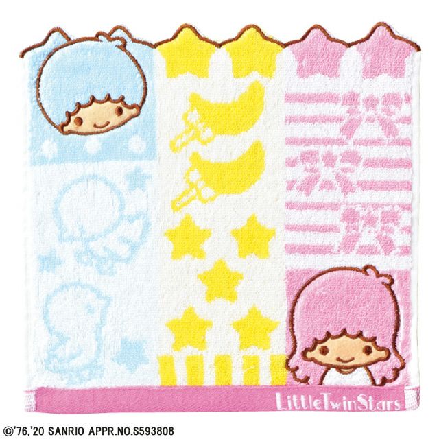 サンリオ リトルツインスターズ シャンブルキキララ ミニタオル
