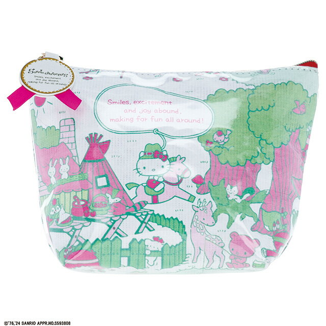 サンリオ キャラクターズ ラッピングマゼンタ ポーチ(4)