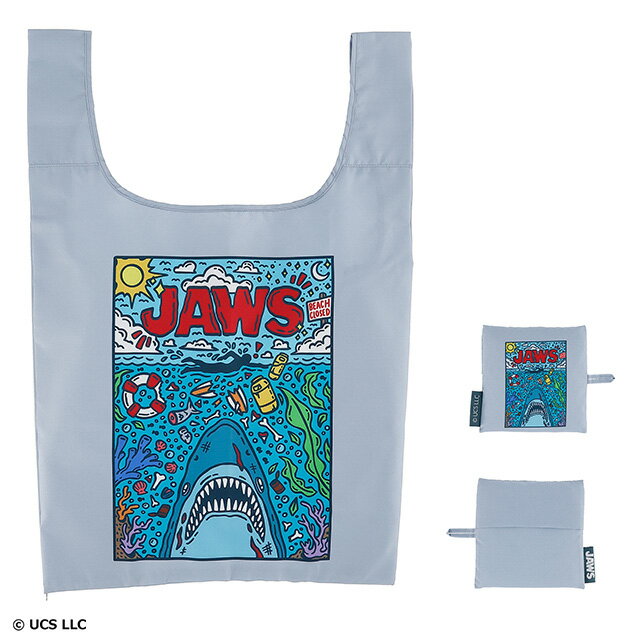 ジョーズ ブラックラインシャーク エコバッグ