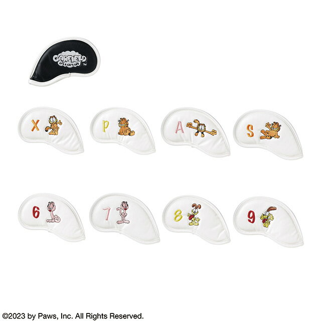 アイアンカバー8個セット ガーフィールドフレンズ