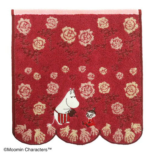 MOOMIN ムーミン ママズローズ ミニタオル オーガニックコットン MOOMIN ムーミン ママズローズ ミニタオル オーガニックコットン