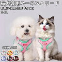 【300円クーポン】猫 犬ハーネス 抜けない 胴輪 リード 全4色 ダブルロック メッシュ猫犬ハーネス 猫犬用 ネコ キャット ねこ かわいい お出かけ おしゃ...