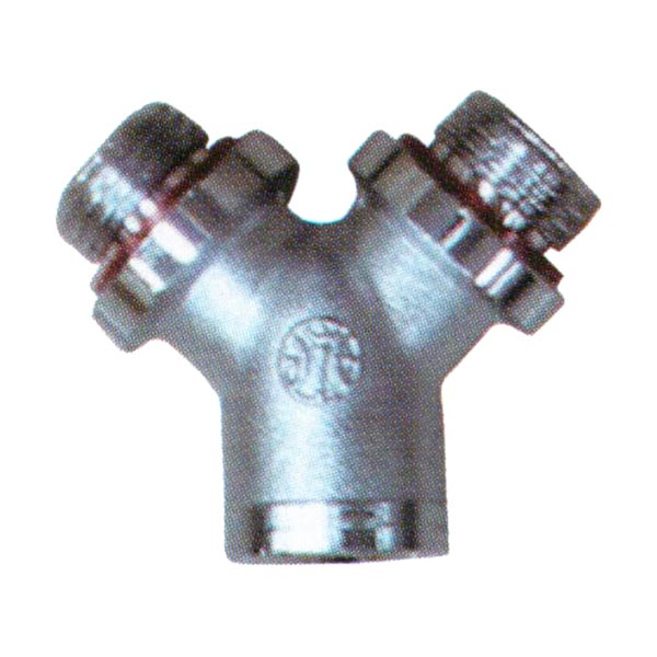 NAGATA 永田製作所 『φ13分水金具』ネジ規格:G1/2 (品番 2500500) (防除 動噴)