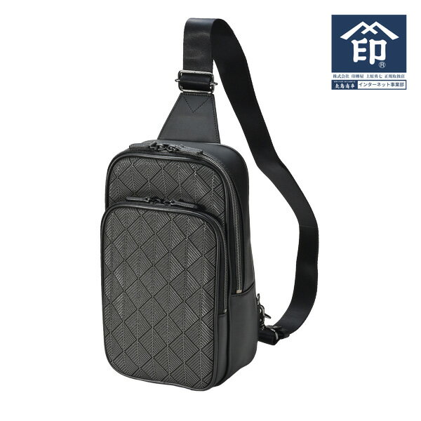 印伝 【甲州印伝 印傳屋 上原勇七】 肩掛け メッセンジャー 斜め掛け バッグ バック 【6615 クリスタル..