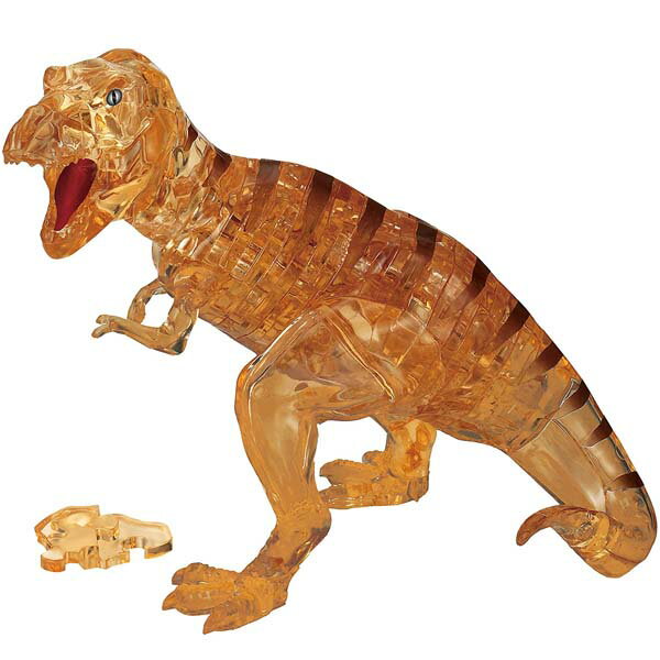 クリスタルパズル ティラノサウルス T-REX ブラウン ★商品説明 透明ピースを組み上げる立体ジグソーパズル 大迫力！躍動感あふれるT-REXが出来上がります！！かっこよく飾ってSNSへUPしよう！ 別売りのディスプレイライトを使用すれば、3色の光でティラノサウルスを演出できます。 ★セット内容 ・パズルピース（T-REX48個、センターポール1個）、組み立てキー1個、シール、ポイント説明書 ★電池有・無 ・電池は、使用しません。 ★商品サイズ ・ ★対象年齢 ・7歳以上 ★素材 ・ポリエチレン、PET、ペーパー ★コンディション ・新品・未開封 ★メーカー ・ビバリー ★ブランド・キャラクター ・クリスタルパズル ★版権表示 ・ ★商品ジャンル ・パズル ★発売日・販売状況 発売中 ★注意・備考