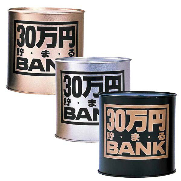 30万円貯まるBANK トイボックス メタルBANK 貯金箱500円玉で30万円貯まる