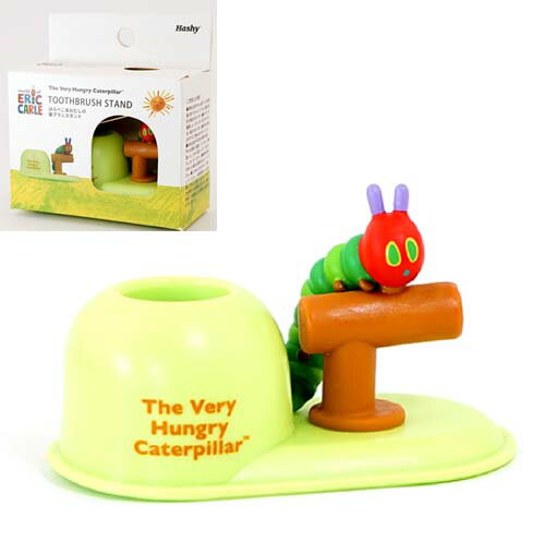 樂天商城 - はらぺこあおむし 歯ブラシスタンド ハシートップイン