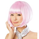 ボブヘアー ピンク 丸惣MJH118 パーティーグッズ WIG ウィッグ カツラ 宴会 変装 イベント
