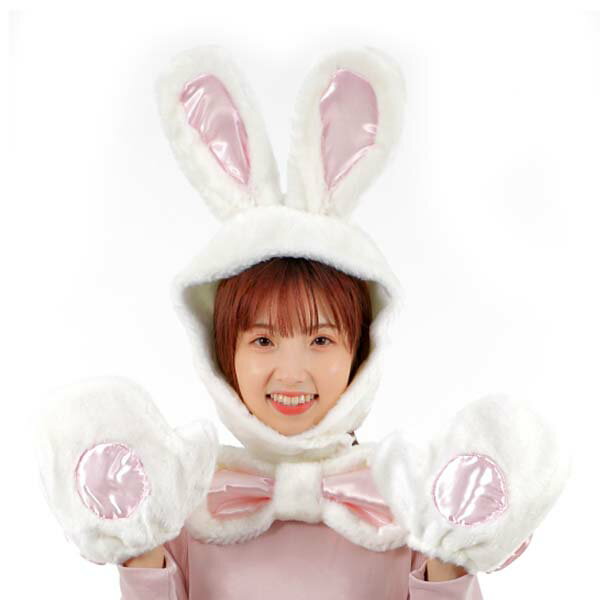 Rakuten - かわいい ふわふわうさぎ 3点セット パーティーグッズ プレイアベニュー