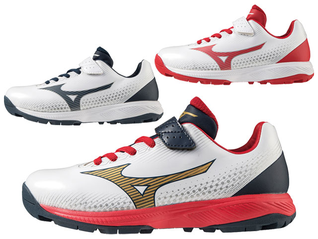 【Mizuno】トレーニングシューズ ライトレボトレーナーJr.CR 11GT2223 （14）ホワ ...