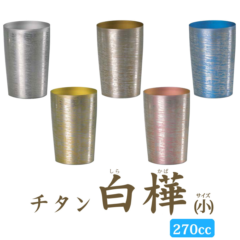 【送料無料 名入れ無料】 HORIE ホリエ チタン製 2重 タンブラー 白樺 小 270cc 日本製 国産 桐箱入り 贈り物 名入れ プレゼント 退職祝い 還暦祝い 還暦 誕生日 成人祝い ギフト 誕生日 忘年会 新年会 景品