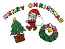 【お買い物マラソン ポイント5倍】おうちdeペタペタ焼き クリスマス 飾り ウインドウシール ペタペタ焼き2種類同時購入で送料無料
