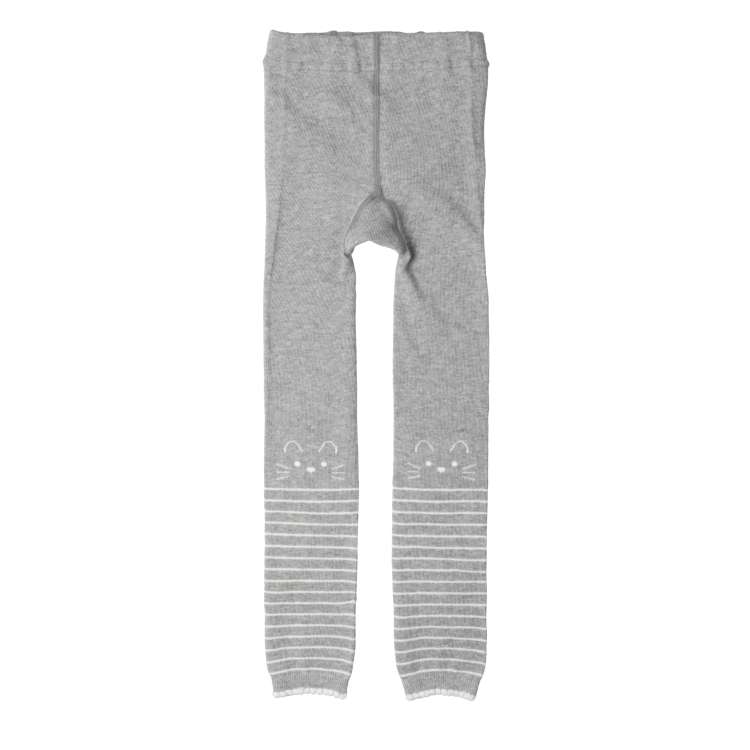 【25秋冬セール30％OFF】子供服 Kids Foret (キッズフォーレ) ネコ柄レギンス 85cm...