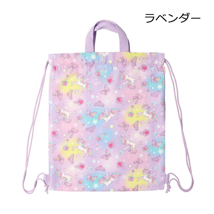子供服 Kids Foret (キッズフォーレ) ユニコーン・恐竜・車・苺総柄ナップザック・リュック B11604の商品画像 2