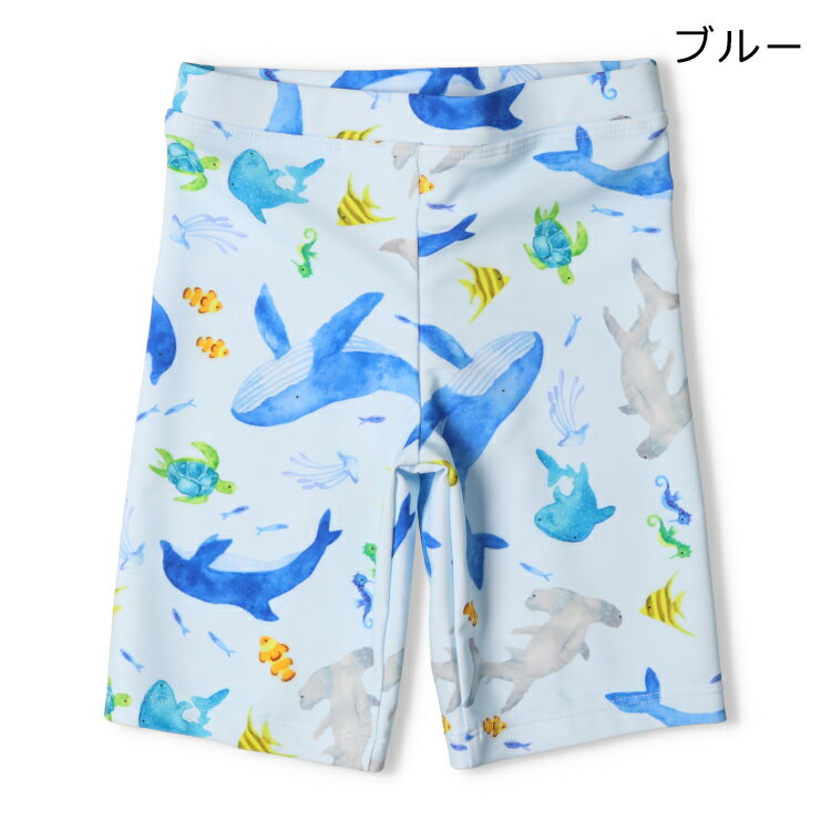 子供服 Kids Foret (キッズフォーレ) 海の生き物総柄スイムパンツ・水着 90cm 100c...