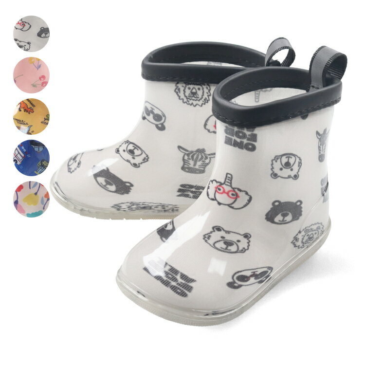 子供服 Kids Foret (キッズフォーレ) 総柄レインシューズ ...(4.0)