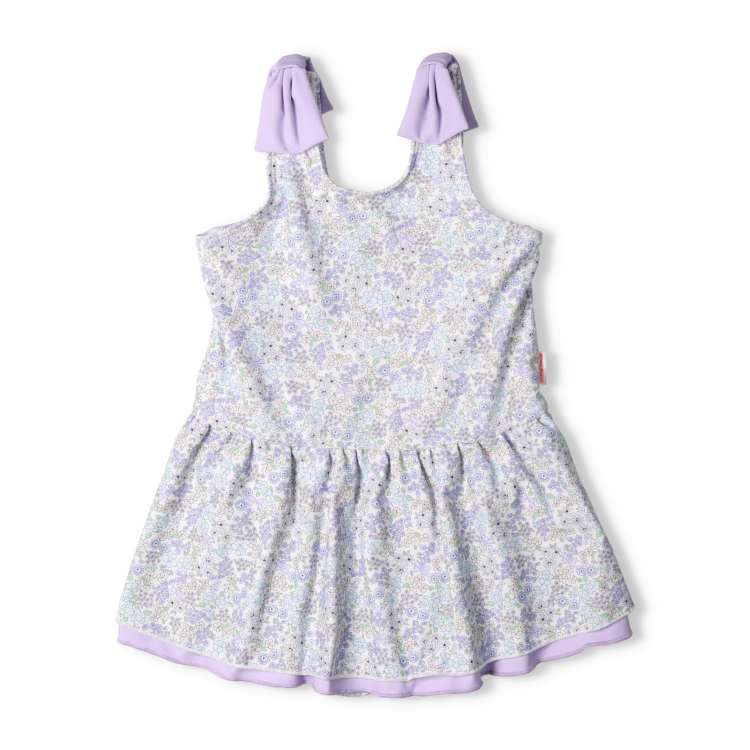 【24夏セール50%OFF】子供服 Kids Foret (キッズフォーレ) 小花柄ワンピース水着 9...