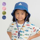 【2500円以上で送料無料！11/20まで！】 【子供服】 Kids Foret (キッズフォーレ) 日よけ付メッシュ切替無地撥水ハット・帽子 50cm 52cm 54cm 56cm キッズ 男の子 女の子 B31411