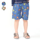 【24夏セール40%OFF】子供服 Kids Foret (キッズフォーレ) 恐竜柄スイムパンツ・水着 90cm〜130cm B33820