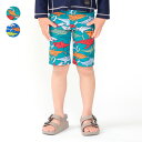 【24夏セール40%OFF】子供服 Kids Foret (キッズフォーレ) サメ柄スイムパンツ・水着 90cm〜130cm B33821