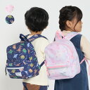 【4/10(水)23:59まで限定】【P5倍&10％OFFクーポン】子供服 Kids Foret (キッズフォーレ) 撥水加工ユニコーン・恐竜総柄リュック M～LL B51601