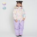  子供服 JollyJury (ジョリージュリー) ユニコーン柄スノーコンビ・スノーウェア 80cm 90cm 100cm 110cm 120cm 130cm キッズ 女の子 F60782