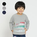 子供服 moujonjon (ムージョンジョン) リップルフライス新幹線電車Tシャツ・ロンT 90cm 100cm 110cm 120cm 130cm 140cm キッズ 男の子 F50815