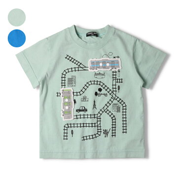 【子供服】 t/mini (ターカーミニ) 星ラメプリントTシャツ 80cm〜160cm K36814