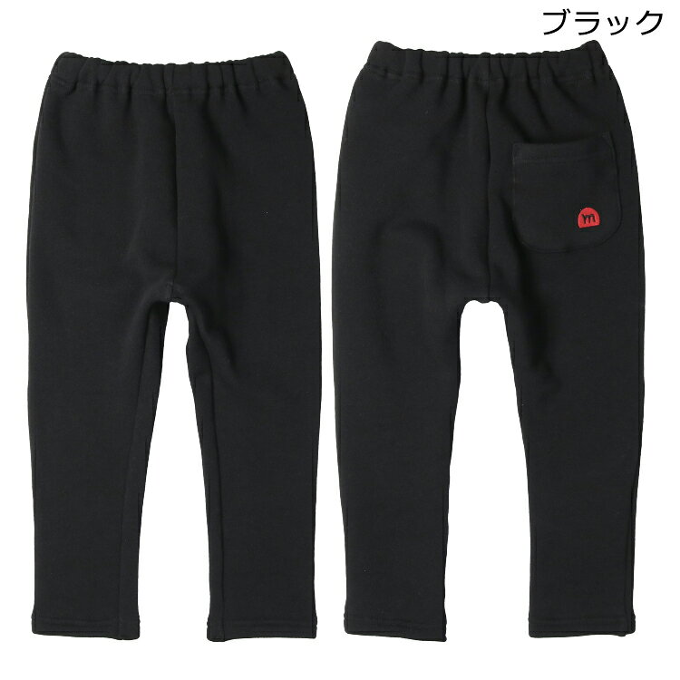 子供服 moujonjon (ムージョンジョン) 【ネット限定】日本製裏起毛無地長パンツ 90...