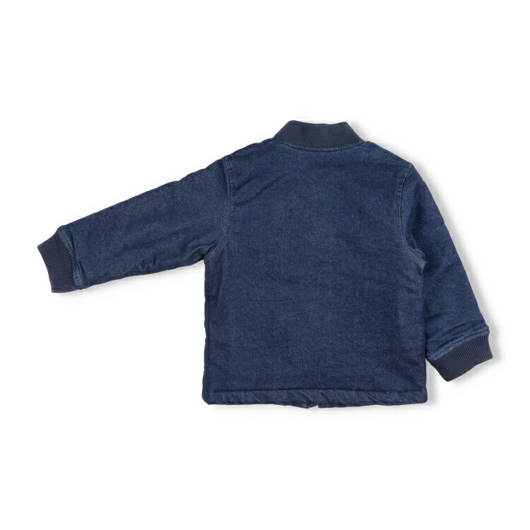 【25秋冬セール40％OFF】子供服 moujonjon (ムージョンジョン) デニム中綿ジャケッ...