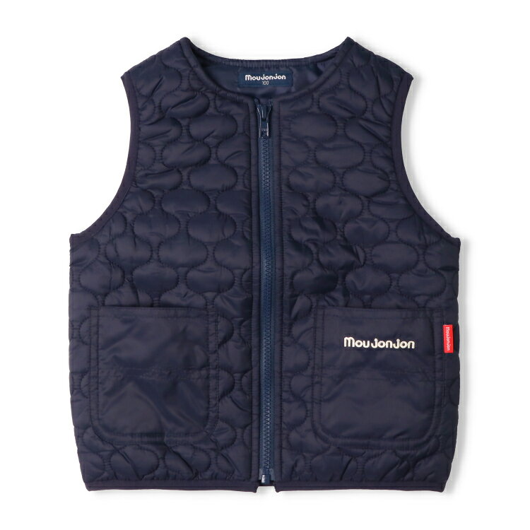 【25秋冬セール40％OFF】子供服 moujonjon (ムージョンジョン) ナイロン中綿キルト...