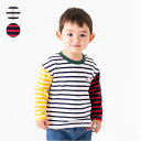 子供服 moujonjon (ムージョンジョン) ボーダー長袖Tシャツ・ロンT 80cm 90cm 100cm 110cm 120cm 130cm 140cm M54802