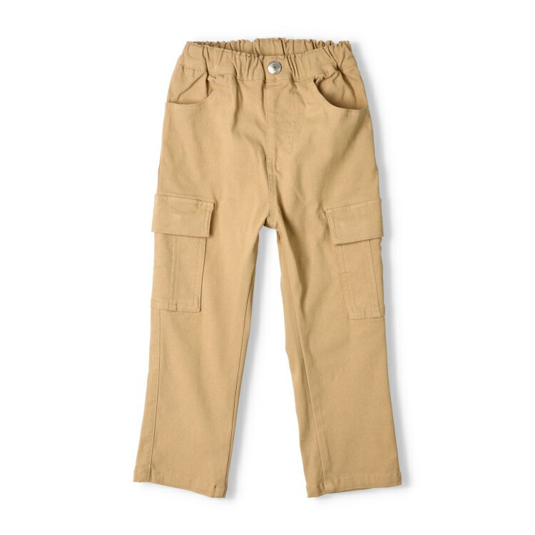 【25秋冬セール50％OFF】子供服 moujonjon (ムージョンジョン) のびのびツイル無地...